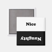 Naughty Nice Clean Dirty ON OFF Dishwas Laundry Magneet (Voorkant / Achterkant)