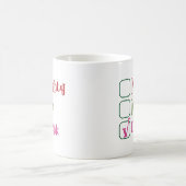 Naughty Nice Drunk Funny Holiday Christmas Mug (Centre)