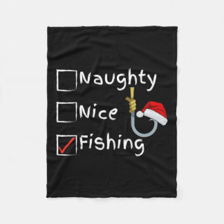 Naughty Nice Gevist Fleece Deken
