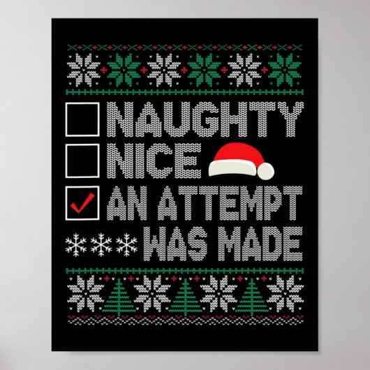 Naughty Nice heeft een poging gedaan om lelijke fe Poster (Voorkant)
