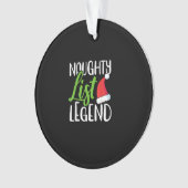 Naughty Nice Holiday List Funny Seasonal Humor (devant)