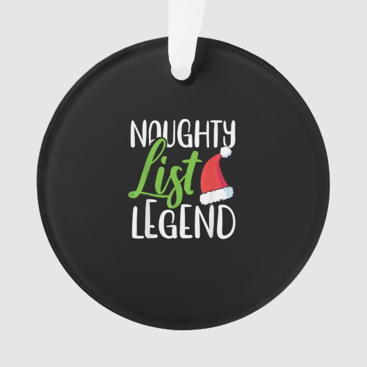 Naughty Nice Holiday List Funny Seasonal Humor (devant)