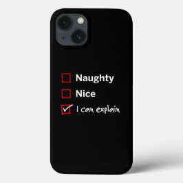 Naughty Nice - Ik kan het uitleggen iPhone 13 Hoesje