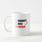 Naughty Nice, Mok met kerstontwerpkoffie in Frankr (Links)