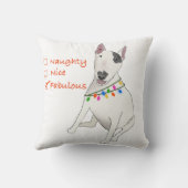 Naughty, Nice of Fabulous Rex kussen (Achterkant)