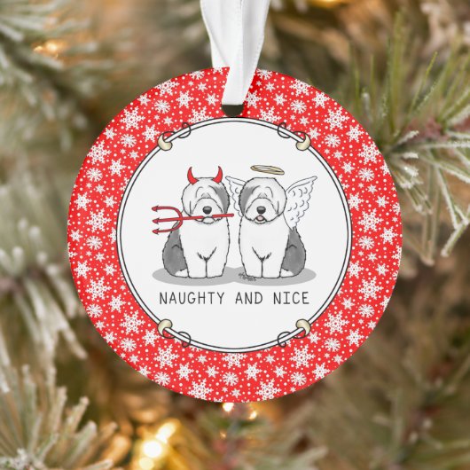 Naughty & Nice Old English Sheepdogs (Grey 1) (Arbre)