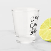 Naughty Nice Poging Made Shot Glass Glas (Links)