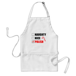 Naughty Nice Pools kerstontwerp Standaard Schort