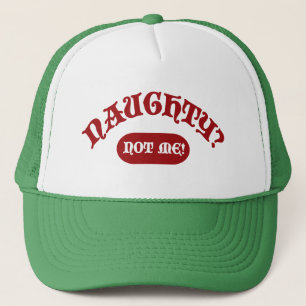 Naughty not Me Funny Holiday Kerstkerstkerstman Trucker Pet