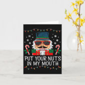 Naughty Nutcracker Put Your Nuts In My Mouth Chris Kaart (Gele Bloem)
