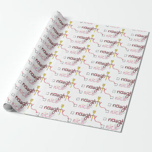 Naughty of Nice Cadeaupapier