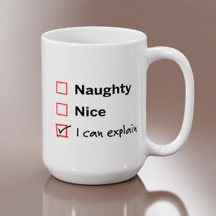 Naughty of Nice - Ik kan het uitleggen Koffiemok