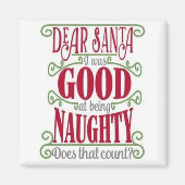 ***NAUGHTY OF NICE *** MAGNET MAGNEET (Voorkant)
