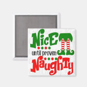 ***NAUGHTY OF NICE *** MAGNET MAGNEET (Voorkant / Achterkant)