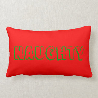 Naughty of Nice omkeerbare Kerstmis Kussen