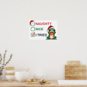 Naughty of Nice Poster (Keuken)
