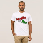 Naughty of Nice? Shirt mannen (Voorkant volledig)