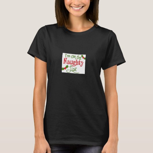 **NAUGHTY OF NICE** T-SHIRT VOOR HAAR (Voorkant)