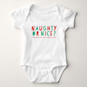 Naughty of Nice Vakantievakgoed voor feestdagen Romper