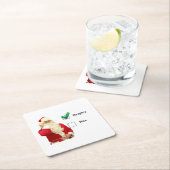 Naughty of Nice Vierkante Kartonnen Onderzetter (Insitu)