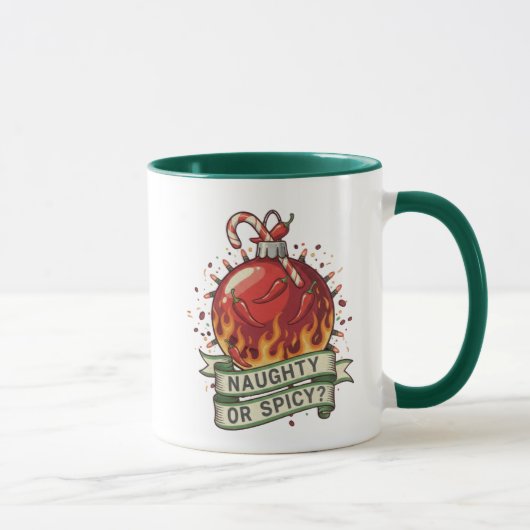 Naughty or Spicy Design Mug Mok (Rechts)