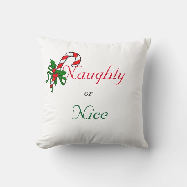 Naughty ou nice bien définir vilain coussin de vac (Recto)