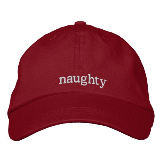 Naughty ou Nice Casquette (Naughty) (Devant)