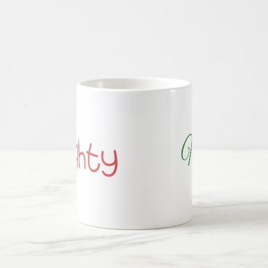 Naughty ou Nice Christmas Mug (Centre)