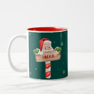 Naughty ou Nice Funny Père Noël Christmas Gift Mug
