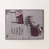 Naughty ou Nice Holiday Oversize Puzzle (Horizontal)