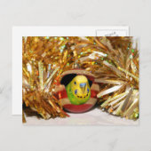 Naughty paraket Kerstmis Feestdagenkaart (Voorkant / Achterkant)