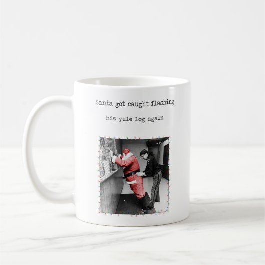 Naughty Père Noël Mug (Gauche)
