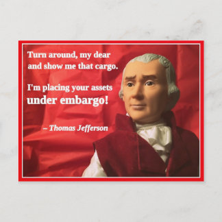 Naughty Presidential Valentine: Embargo Feestdagenkaart