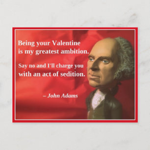 Naughty Presidential Valentine: Seditie Feestdagenkaart