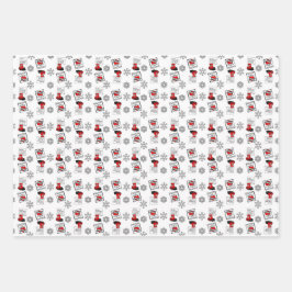 Naughty Rockhound, Geoloog, kerstcadeautje Inpakpapier Vel