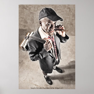 "Naughty Schoolboy" van Andrew Gettler Poster