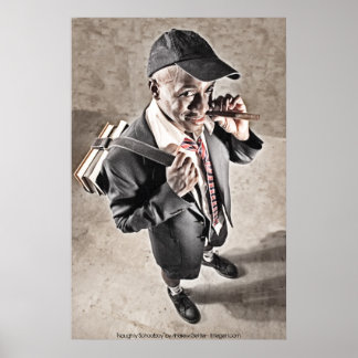 "Naughty Schoolboy" van Andrew Gettler Poster
