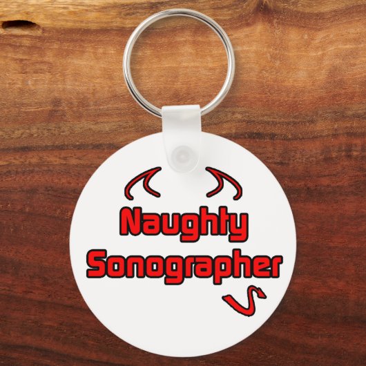 Naughty Sonographer Sleutelhanger (Voorkant)