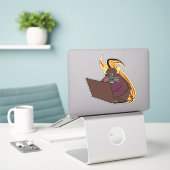 Naughty Squirrel #102 Sticker (Laptop op bureau)