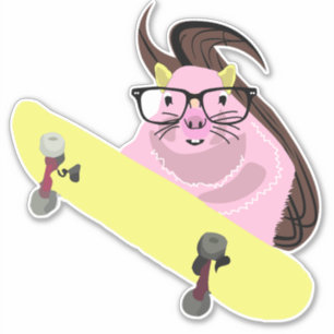 Naughty Squirrel #108 Sticker