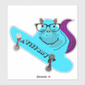 Naughty Squirrel #114 Meisjesnaam Sticker (Vel)