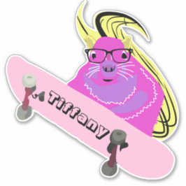 Naughty Squirrel #116 Meisjesnaam Sticker