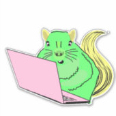 Naughty Squirrel #117 Sticker (Voorkant)