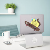Naughty Squirrel #119 Girls Name Sticker (Laptop op bureau)