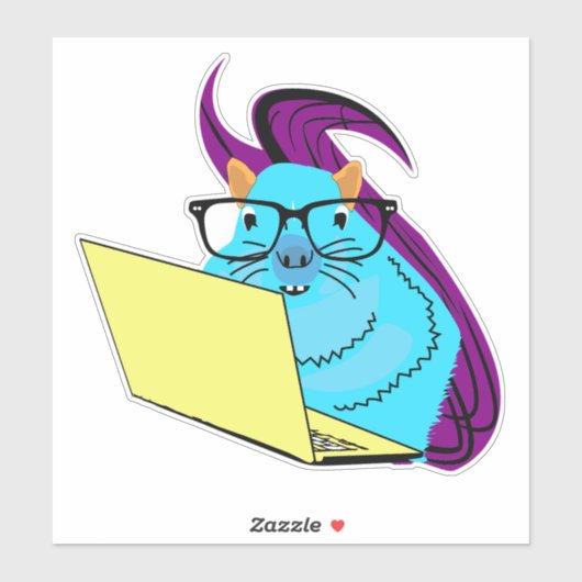 Naughty Squirrel #120 Sticker (Vel)