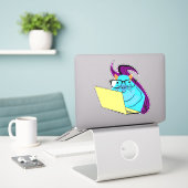 Naughty Squirrel #120 Sticker (Laptop op bureau)