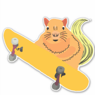Naughty Squirrel #125 Sticker