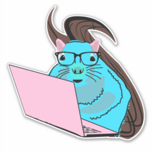 Naughty Squirrel #137 Sticker
