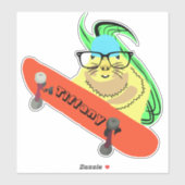 Naughty Squirrel #140 Meisjesnaam Sticker (Vel)