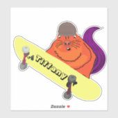 Naughty Squirrel #143 Meisjesnaam Sticker (Vel)